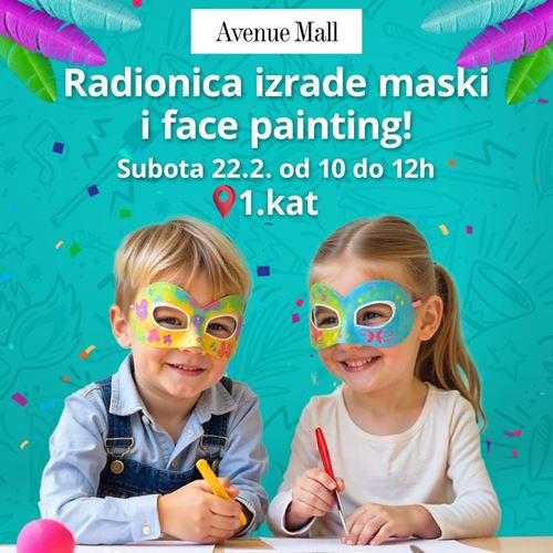 Radionica izrade maski i Face painting